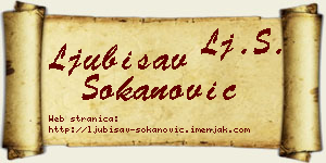 Ljubisav Sokanović vizit kartica